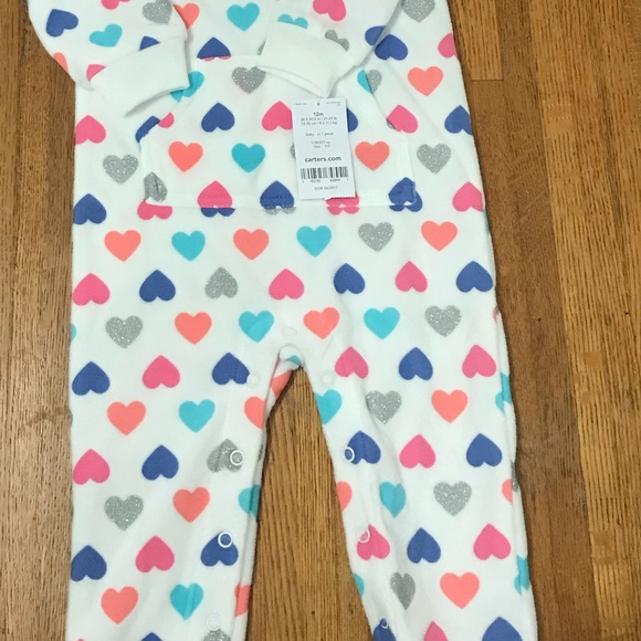 NWT, Carter’s hooded one piece, 12m - Picture 3 of 6